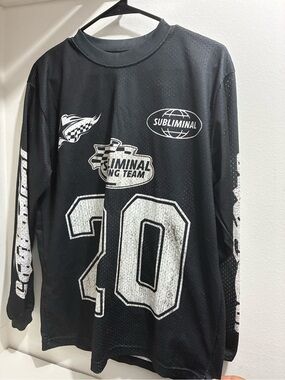 PacSun Black and White Mesh Jerseys